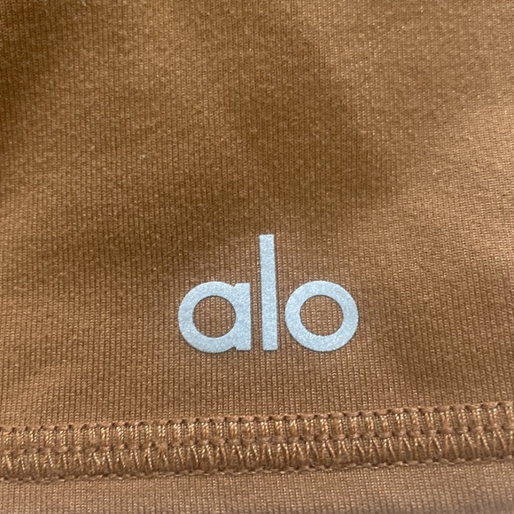 ALO high waist biker short cinnamon brown - Picture 6 of 8